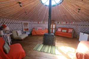 Willow Yurt Interior